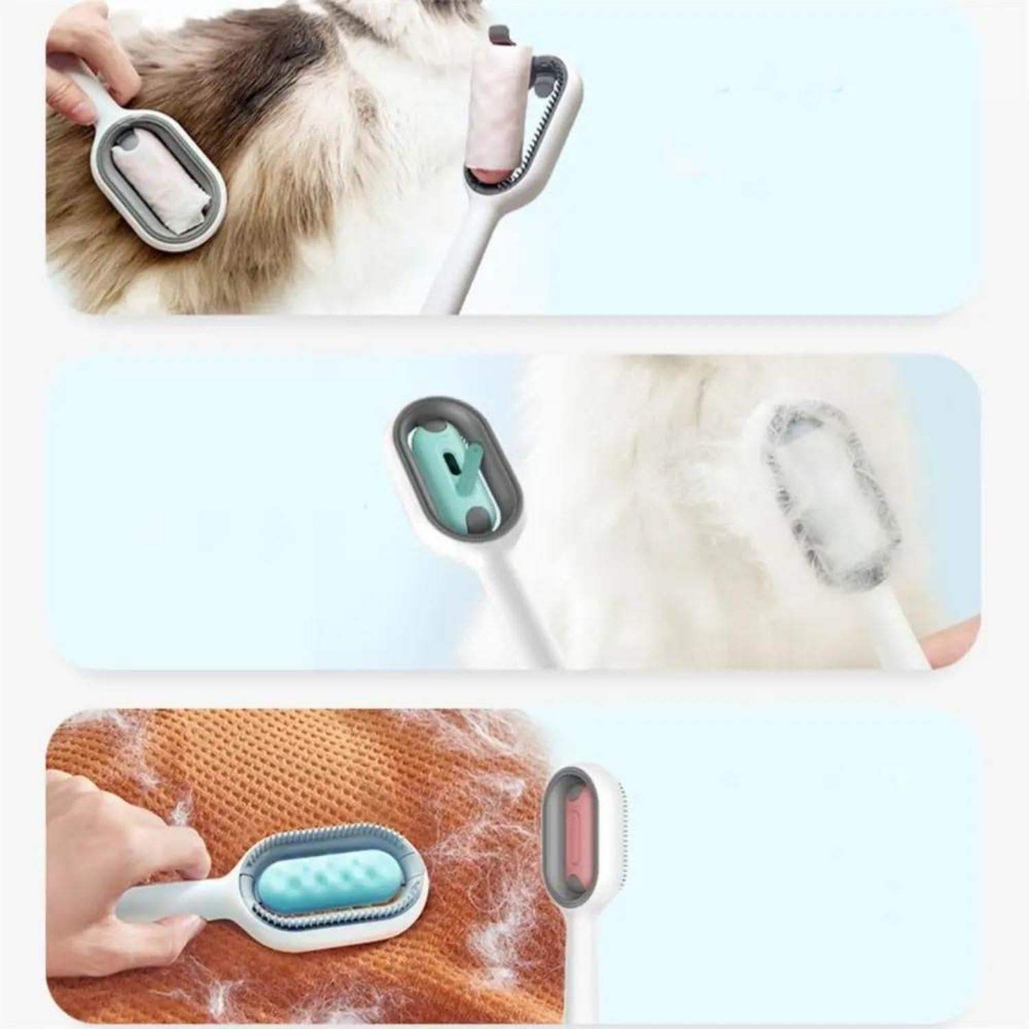 4 In-1 Cat Grooming Brush With Water Tank - Best Pet Parcel