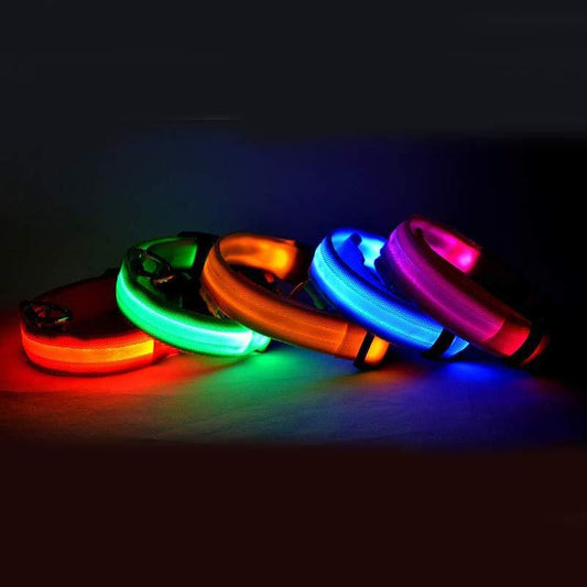 Fantastic Adjustable Dog Collar With Built-In LED For Extra Safety - Best Pet Parcel